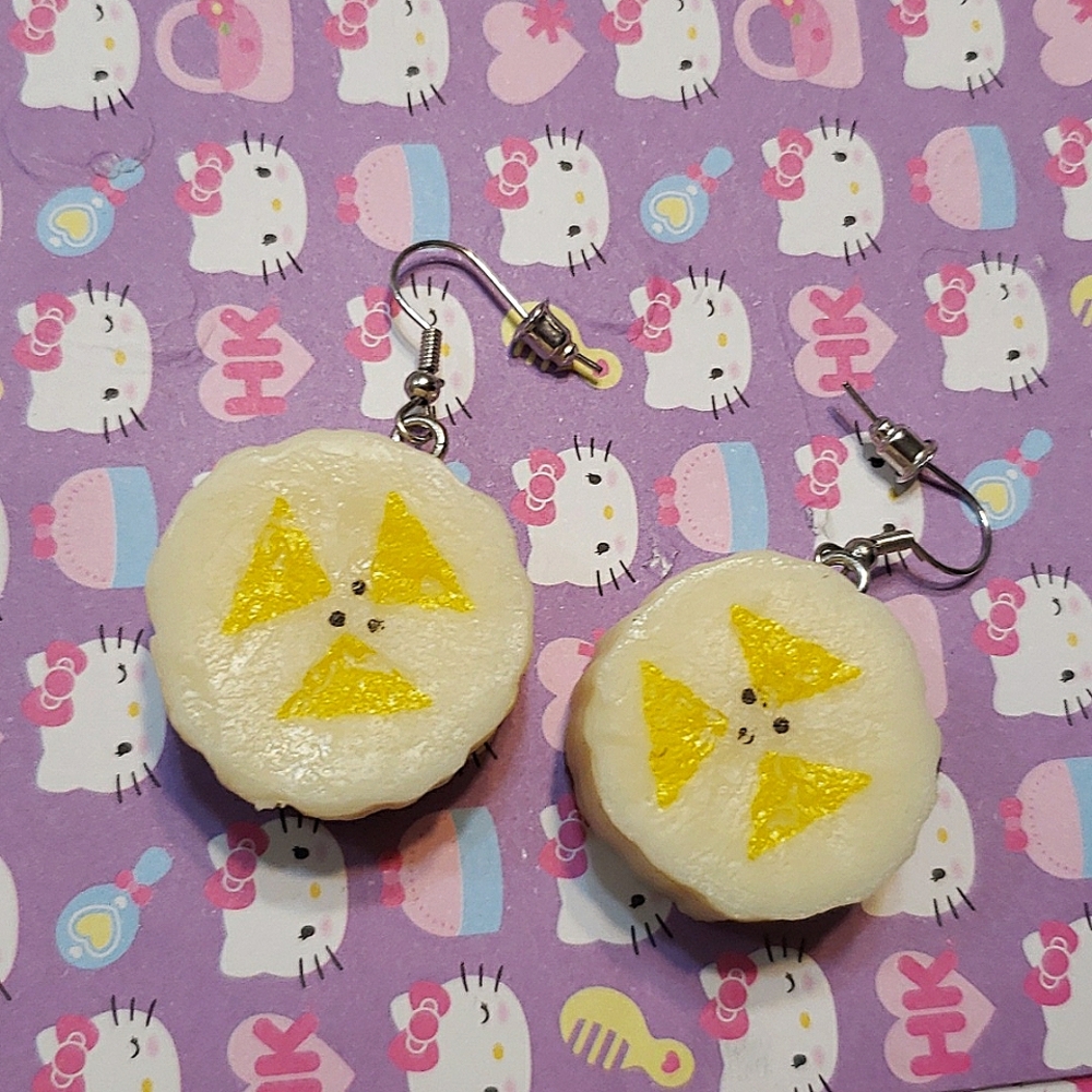 Large Banana Earrings